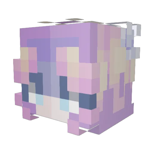 MADdogLo1 Minecraft avatar head, 3D render