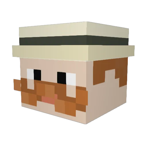 MAFIAMAN999 Minecraft avatar head, 3D render