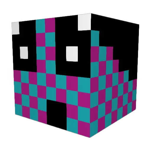 MAGBY123 Minecraft avatar head, 3D render