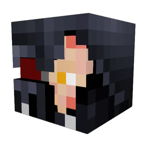 MAGGISSS Minecraft avatar head, 3D render