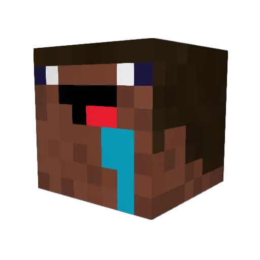 MAGGOTMAN22 Minecraft avatar head, 3D render
