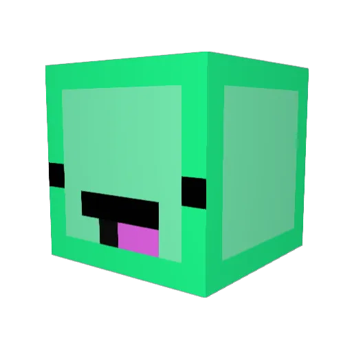 MAGIC_LOL Minecraft avatar head, 3D render