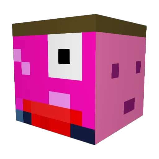 MAGIGURTS Minecraft avatar head, 3D render