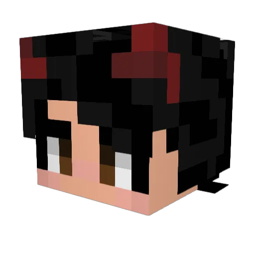 MAGRADER Minecraft avatar head, 3D render