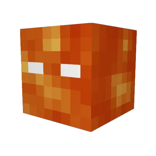 MAG_MAN_42 Minecraft avatar head, 3D render