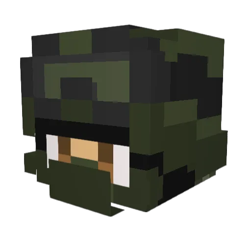MAIKI07 Minecraft avatar head, 3D render