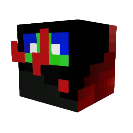 MAILMAN2005 Minecraft avatar head, 3D render