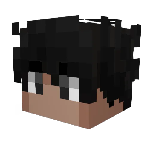 MAJJOUD Minecraft avatar head, 3D render