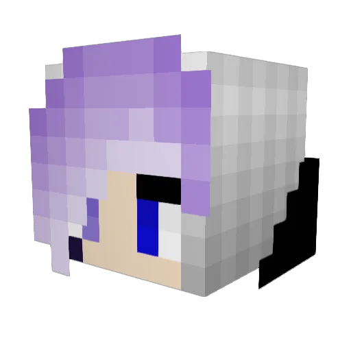 MAKALANI808 Minecraft avatar head, 3D render