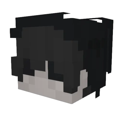 MAKSIMLOL4IK Minecraft avatar head, 3D render
