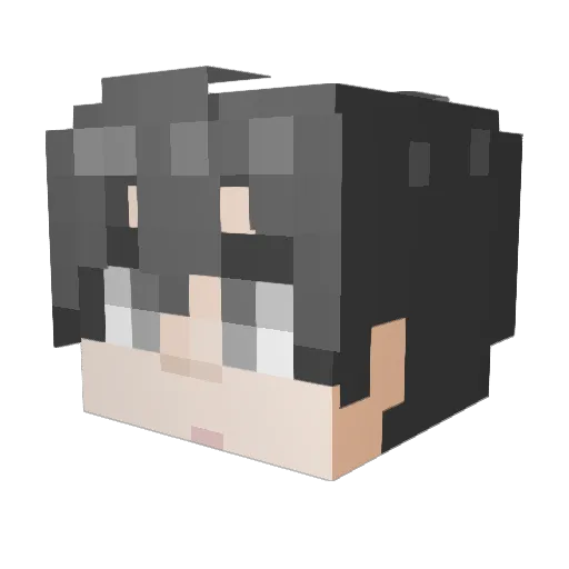 MALDDAL Minecraft avatar head, 3D render