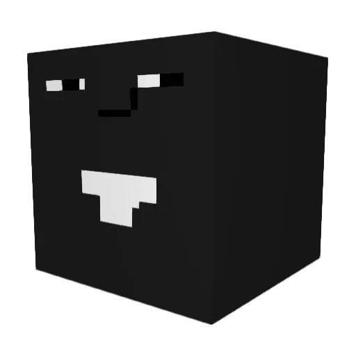 MALISH0N Minecraft avatar head, 3D render
