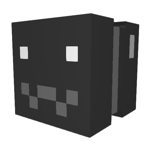 MALLAC423 Minecraft avatar head, 3D render