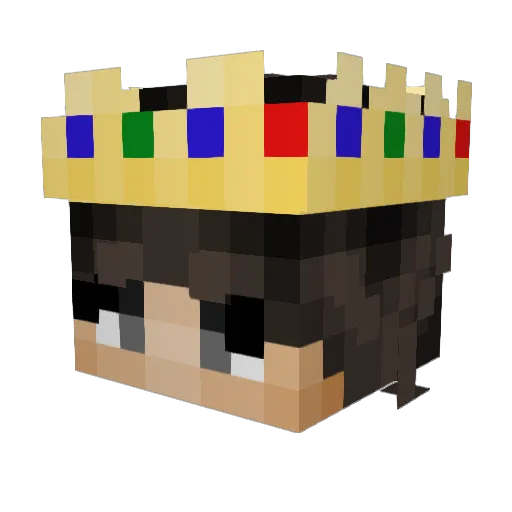 MALLEMANNEN Minecraft avatar head, 3D render