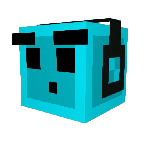MALVEmn Minecraft avatar head, 3D render