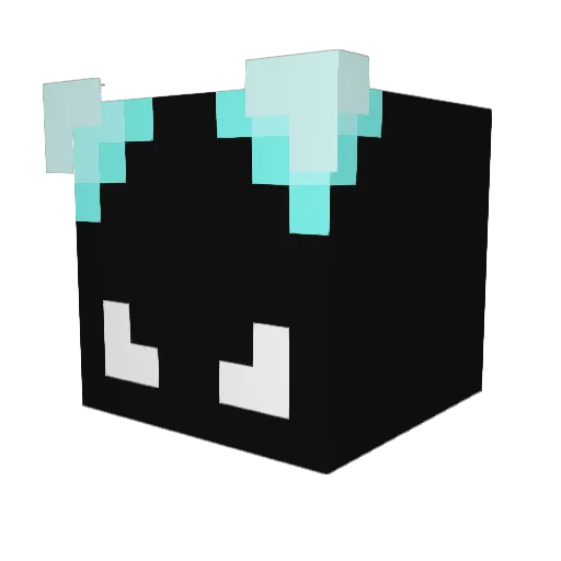 MAN5656 Minecraft avatar head, 3D render