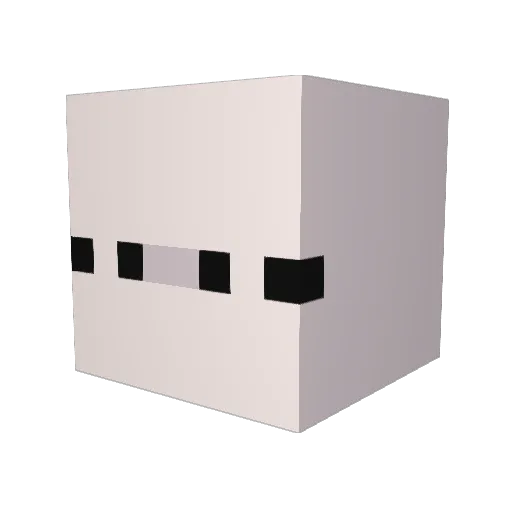 MANARTYCA Minecraft avatar head, 3D render