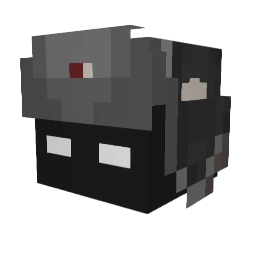 MANCO1509 Minecraft avatar head, 3D render