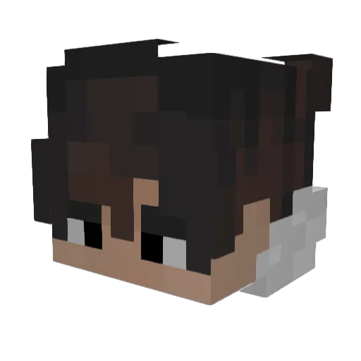 MANDRAKEDIRUA Minecraft avatar head, 3D render