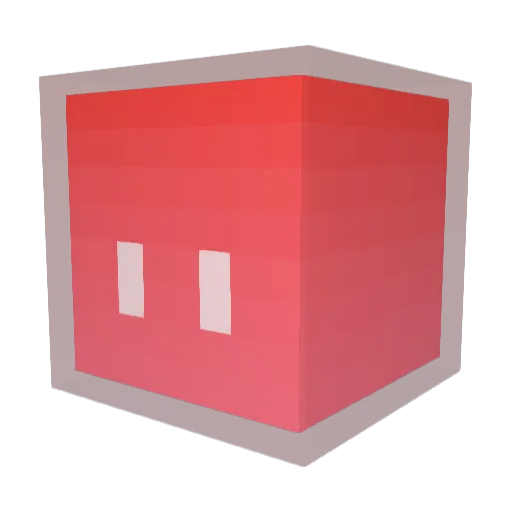 MANGUST07 Minecraft avatar head, 3D render