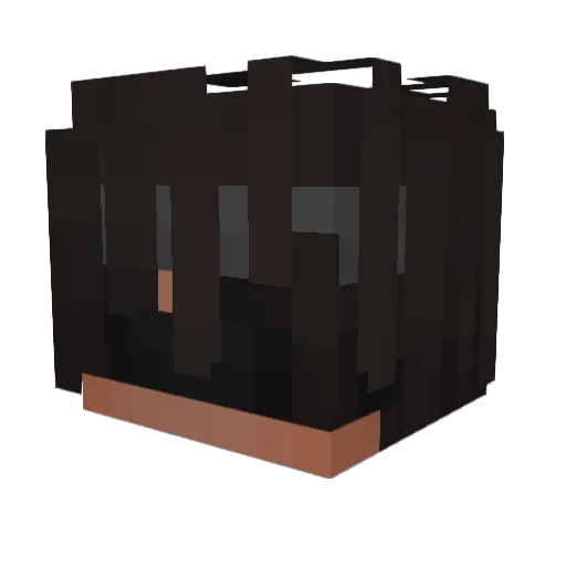MANK1EE Minecraft avatar head, 3D render