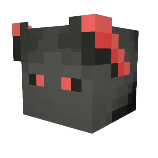 MANSWYA Minecraft avatar head, 3D render