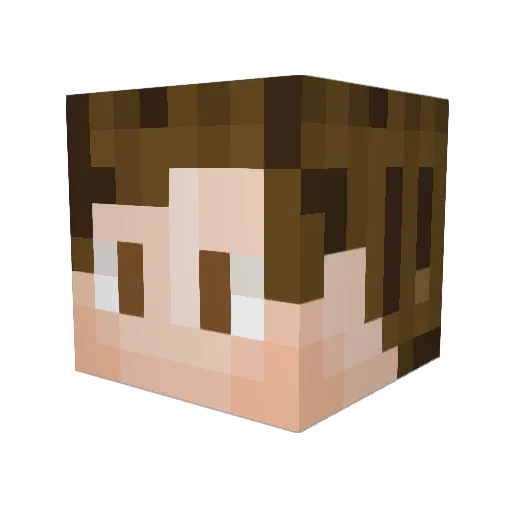 MANT3_YT Minecraft avatar head, 3D render