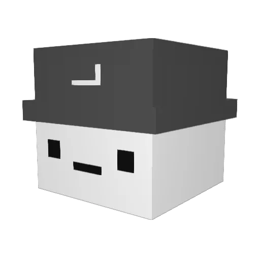 MANTA_in Minecraft avatar head, 3D render
