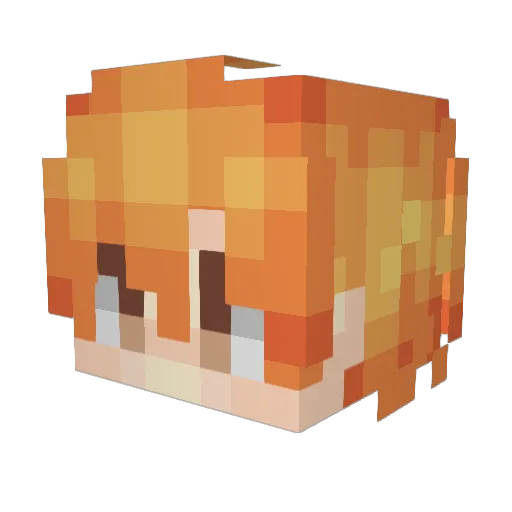 MANUEDADDY Minecraft avatar head, 3D render