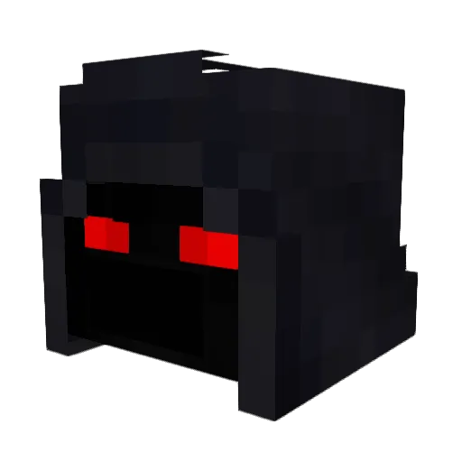 MAN_IQFALL364 Minecraft avatar head, 3D render