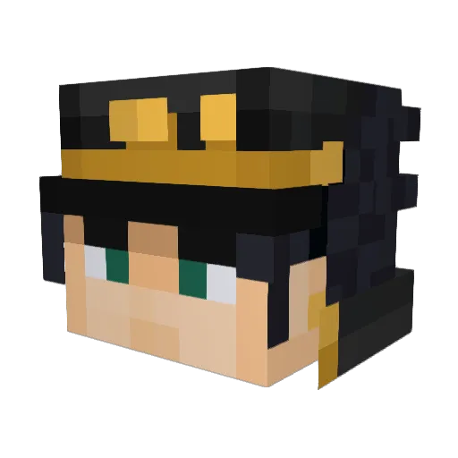 MAODANDAN Minecraft avatar head, 3D render