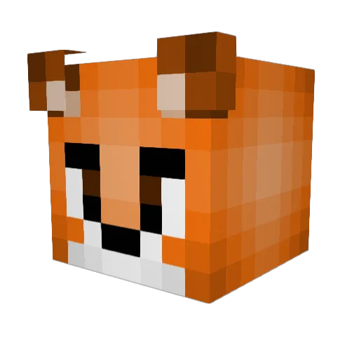 MAPI5 Minecraft avatar head, 3D render