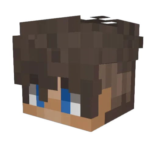 MARCOFINOCCHIO Minecraft avatar head, 3D render