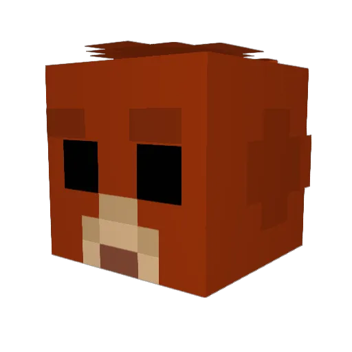 MARDUKMANNEN Minecraft avatar head, 3D render
