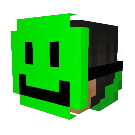 MAREKWWW Minecraft avatar head, 3D render