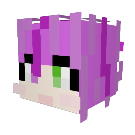 MARFIN15 Minecraft avatar head, 3D render
