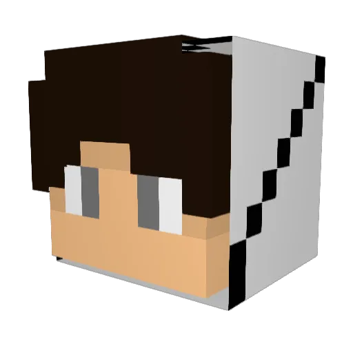 MARGARIDOXD2 Minecraft avatar head, 3D render