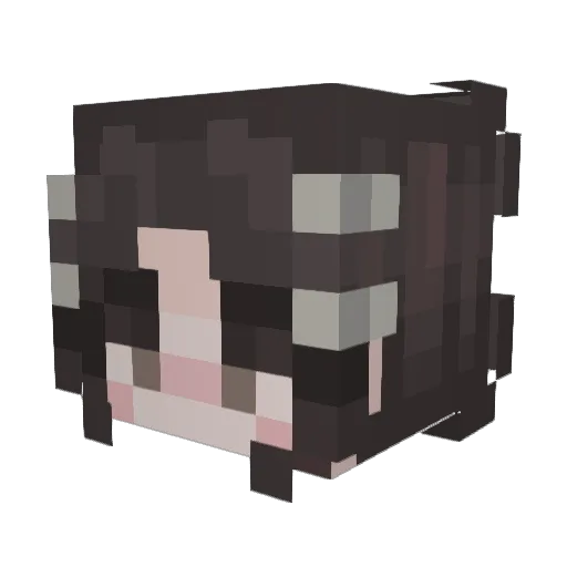 MARGRONV Minecraft avatar head, 3D render