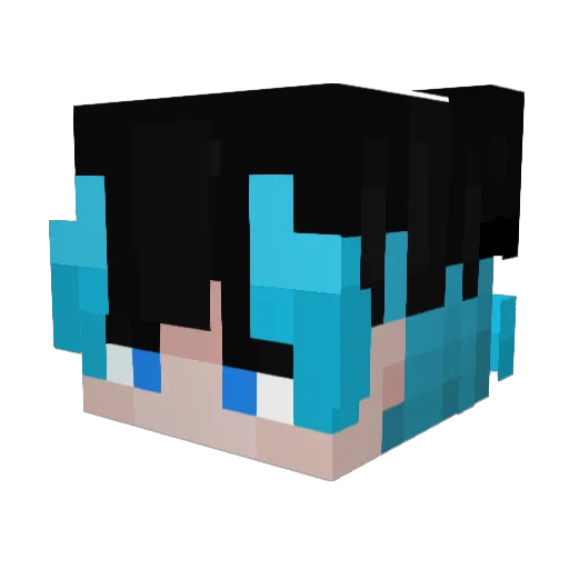 MARINEREAPER Minecraft avatar head, 3D render