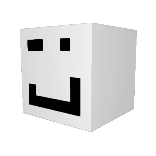 MARIOHD4K Minecraft avatar head, 3D render