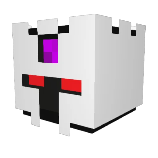 MARKOS09 Minecraft avatar head, 3D render