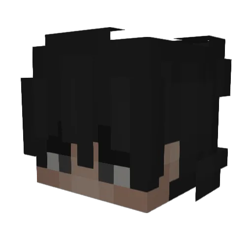 MARNIOK Minecraft avatar head, 3D render