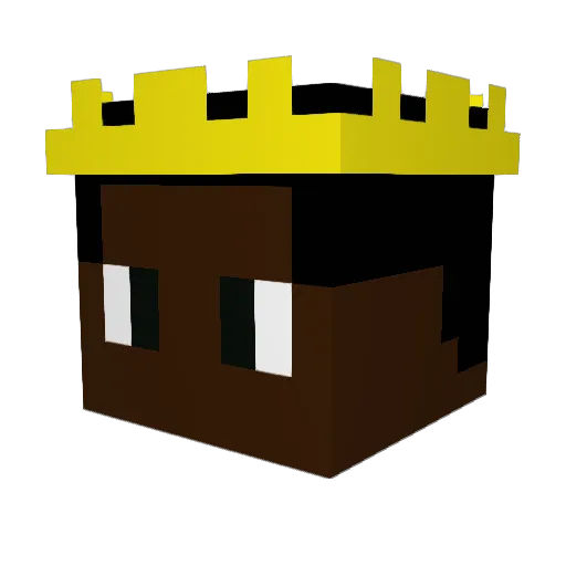 MARRETAAA Minecraft avatar head, 3D render