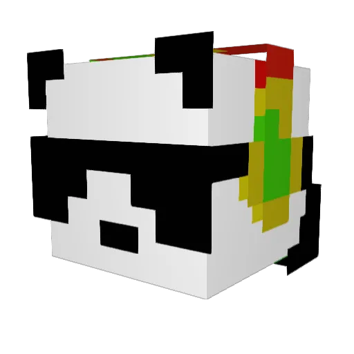 MARSH144 Minecraft avatar head, 3D render