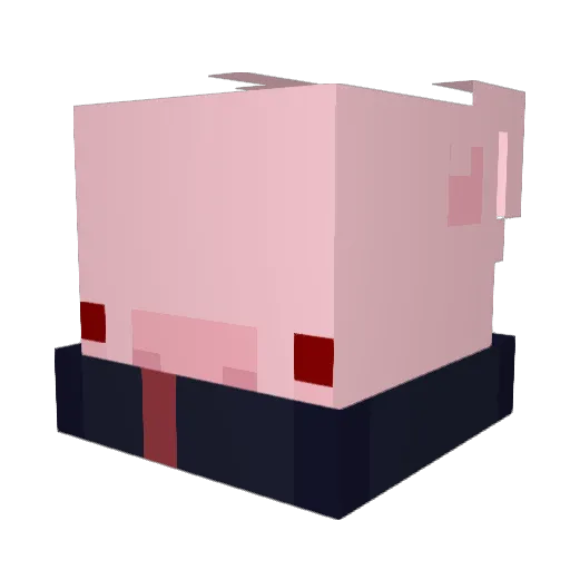 MARSSELLITO Minecraft avatar head, 3D render