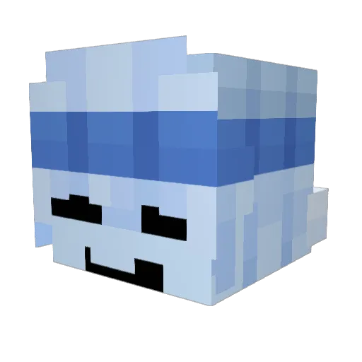 MARTINMC25 Minecraft avatar head, 3D render