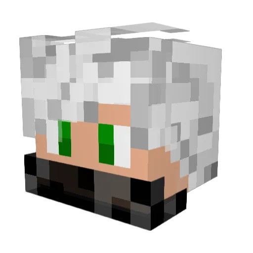 MARV3z Minecraft avatar head, 3D render