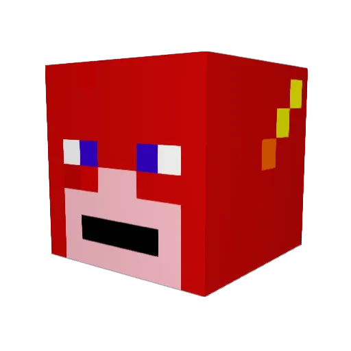 MARVELFAN2099 Minecraft avatar head, 3D render