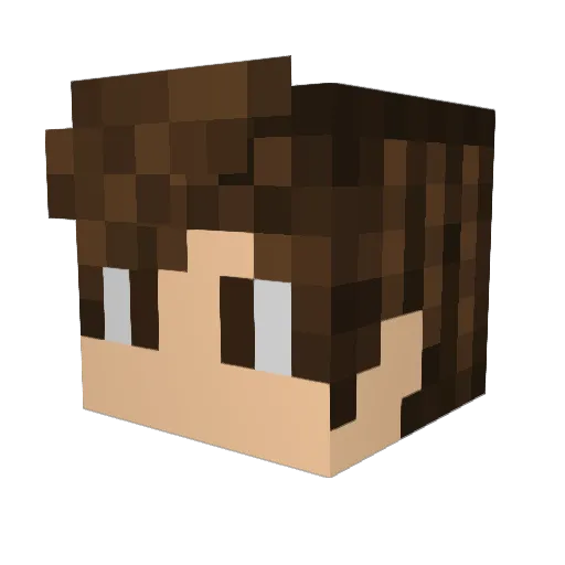MARVEmusic Minecraft avatar head, 3D render