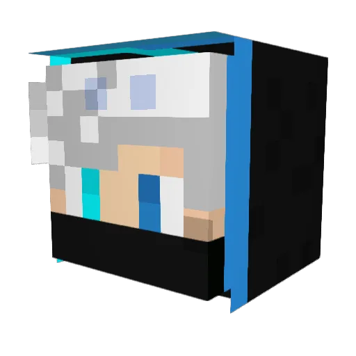 MASAKISHIBATA Minecraft avatar head, 3D render